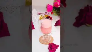 Rose Milk #shorts #shortsfeed #shortvideo #trending shorts  #trending #cooking