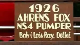 Ahrens Fox NS4 Pumper in Action