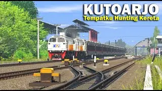 Hunting Kereta Api Berangkat Dan Datang DI Stasiun Kutoarjo | Trainz Simulator Indonesia