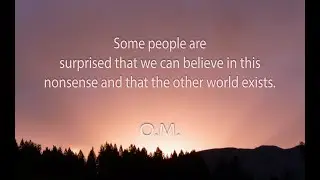 One minute of meditation. The other world.