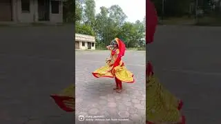 Davv Indore. Youth festival performing Rajasthan folk
