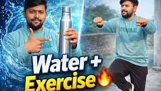 Water + Exercise 🔥 | Morning Routine#MorningRoutine#WaterIntake#ExerciseDaily#HealthyLife#WeightLoss
