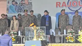 LG Manoj Sinha chairs Mega Ex-servicemen Rally in Rajouri to commemorate 10th Veterans Day.