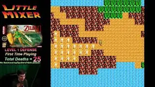 PART 2 First time Playing ZELDA 2 AMIDA'S CURSE romhack - Level 1 Life - NES