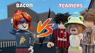 PRO BACON BEATS TOXIC MM2 TEAMERS (Murder Mystery 2