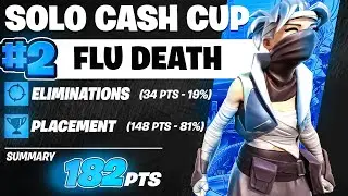 How I Almost Won The West Solo Cash Cup (🥈 2nd place 🥈) | Death