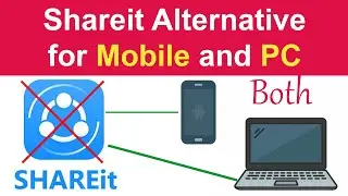 SHAREit Alternative for Mobile and PC both || Best Safe Alternative of #shareit || #filesharing