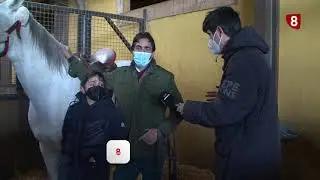 Óscar Borjas nos enseña los secretos del rejoneo en el Centro Ecuestre La Nava de Haras de Cascón