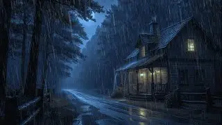 Rain Sounds For Sleeping - 99% Instantly Fall Asleep With Rain And Thunder Sound At Night