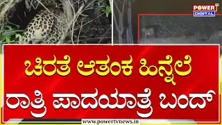 Mandya : ಚಿರತೆ ಆತಂಕ ಹಿನ್ನೆಲೆ ರಾತ್ರಿ ಪಾದಯಾತ್ರೆ ಬಂದ್ | Power Tv News