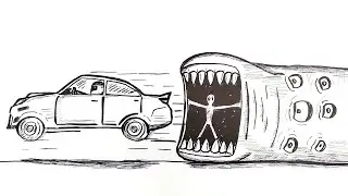 How to Draw a Train Eater Attacks a Car