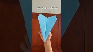 How to make an easy Arrow Paper Airplane ✈️
