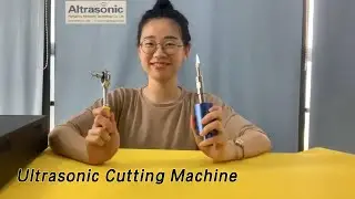 Rubber Ultrasonic Cutting Machine 500w 30khz High Speed With Digital Generator