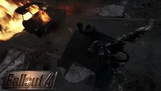 Fallout 4 EPIC DEATH animation! Getting owned in style!