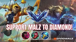 Diamond Malzahar Gameplay (How I support sometimes)