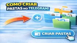 Como criar pastas no telegram!