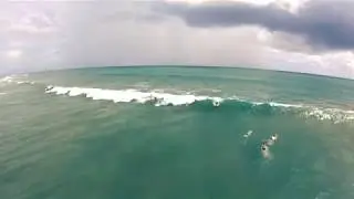 Surfer gets cut off - Hobe Sound Beach Sept 23, 2018