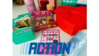 Haul ACTION/ Saint Valentin/ jouet pour chat /mon chat teste !! 😽