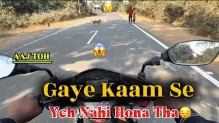 Gaye Kaam Se😥😱// Ride// Dog Attack 😱@Hda1272 