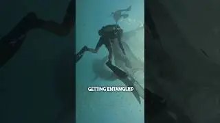 Эти аквалангисты спасли 5 огромных китовых акул 😱