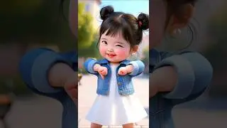 💃🔥🔥Cute Chinese Baby trending dance video #ai #trending #USA