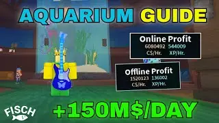 How To Make MILLIONS Using AQUARIUMS In Fisch! Roblox