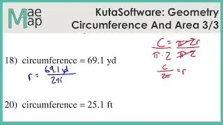 KutaSoftware: Геометрия — окружность и площадь кругов, часть 3