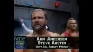 Arn Anderson and Steve Austin vs. Alex Wright and Johnny B. Badd (04 01 1995 WCW Saturday Night)