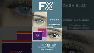 Fx Eyes Niagara Blue #lens #colorlens #fx #fxeyes #lenses #contactlenses www.lensfiyat.com