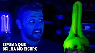 Pasta de dente de elefante fluorescente