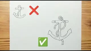 How to draw ANCHOR Easy