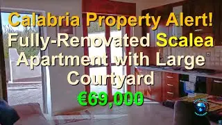 Calabria Property Alert! Super Pretty Apartment With Large Courtyard in Scalea - €69,000