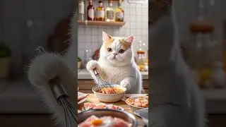 #cat eating fish #kids#videos
