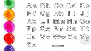 ABC Song🤩abc || Learn ABCZ || How to Draw Alphabet & Paint Capital and Small Letters for Kids