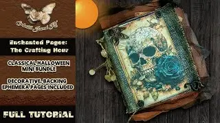 How to Make a Journal | Classical Halloween | Horror Storytelling | Junk Journaling Tutorial | Gift