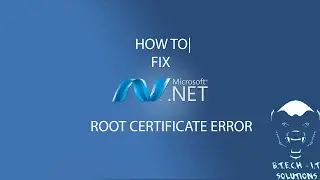 HOW TO| Fix framework certificate root error