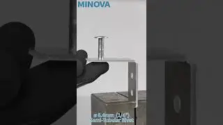 MINOVA Rivet Tool. &oslash; 6.4mm (1/4&rdquo;) Semi-Tubular Rivet&nbsp;#rivet&nbsp;#relaxing&nbsp;#asmr&nbsp;#tools