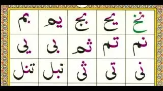 Learn the shapes of Harf Yaa !!