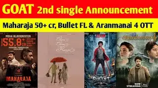 GOAT 2nd single Announcement, Bullet movie FL poster and Petta Rap update
