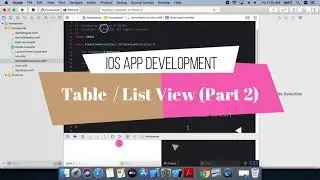 iOS TableView Application using swift - Part 2