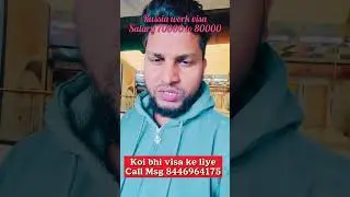 Russia ka visa aaya he helper chahiye call msg 8446964175