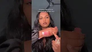 trying the tiktok viral Sheglam blushes on brown skin