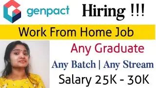 Genpact Recruitment 2021| Work From Home jobs| Genpact Company| Genpact jobs