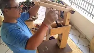 OLHA  O QUE ESSE CARA FEZ!! COMO FAZER UMA FURADEIRA DE BANCADA CASEIRA.