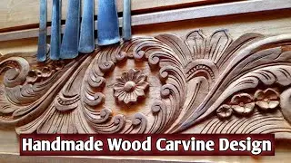 Hand Made Wood Craft Design Tutorial Part-1 | Wood Carving for Beginners