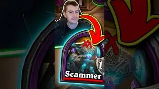 Destroying a Scammer with this Trick! | Hearthstone Battlegrounds
