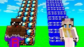 MARS LUCKY BLOCK vs. TIME MACHINE LUCKY BLOCK RACE