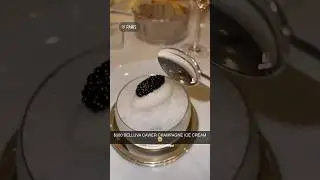 HOW DOES CAVIAR TASTES LIKE? - FANCY SALTY TUNA😏 #caviar #fancy #paris