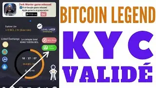 BITCOIN LEGEND : KYC valid&eacute;, Voici comment &ccedil;a se pr&eacute;sente.