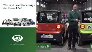L6e: Was sind Leichtfahrzeuge der Klasse L6e? - H&auml;ufig gestellte Fragen bei ARI Motors